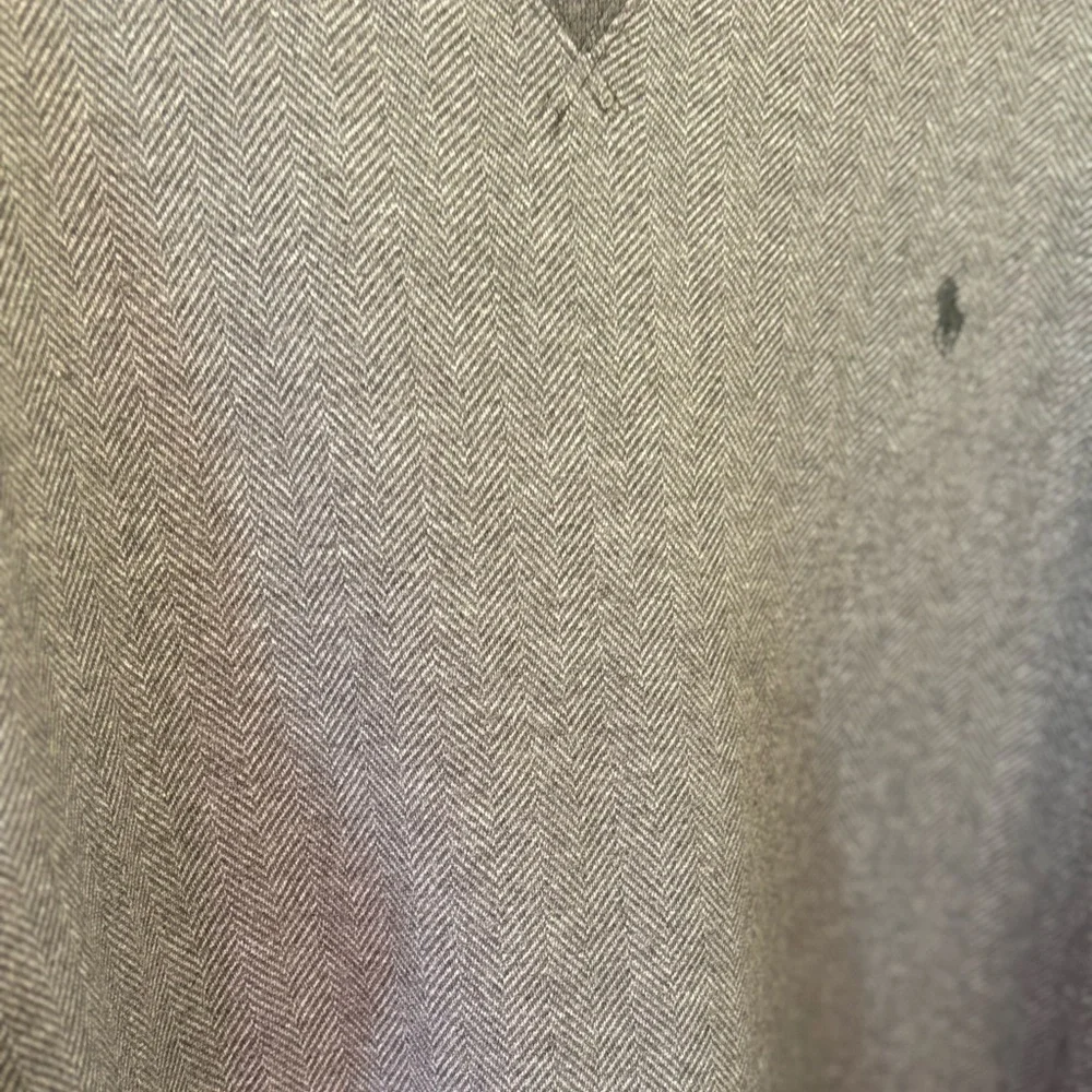 Polo Ralph Lauren Gray Printed V-Neck Sweater Men’s Size XXL Preppy